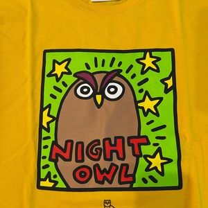 OVO Octobers Very Own x Keith Haring tshirt Night Owl Yellow XXL T Shirt Drake